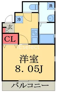 アフェット幕張10【2階】の間取り