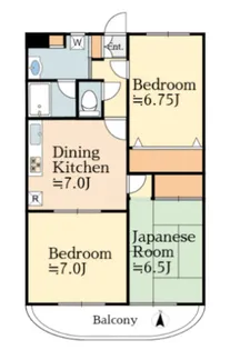 クラウンハウス【3階】の間取り