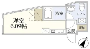 ディアコート赤塚【1階】の間取り
