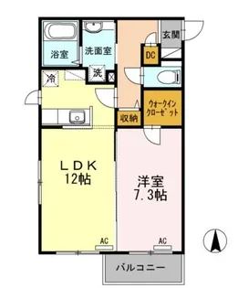 ウェルデンス江古田【3階】の間取り
