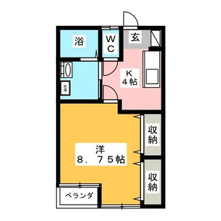 YMパーク622【1階】の間取り