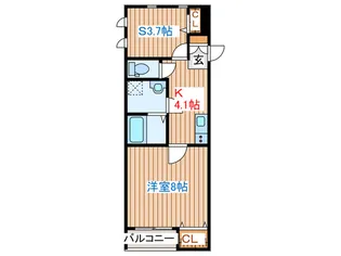 Azul塩釜【1階】の間取り