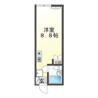 シャトルヤマシタ【2階】の間取り