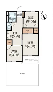 磯子コーポラス【1階】の間取り