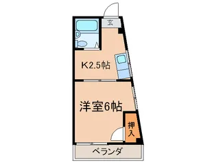 イズミ第2【3階】の間取り