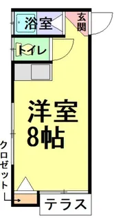 アオキコーポ【1階】の間取り