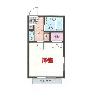 コーポキネマ中央【3階】の間取り