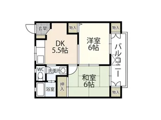 レジデンス古江【4階】の間取り