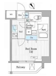 パティオスクエア御茶ノ水【10階】の間取り