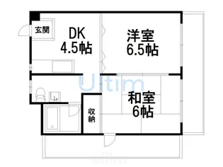 レジデンス・オザック【1階】の間取り