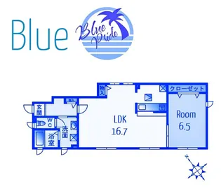 コート北鎌倉【1階】の間取り