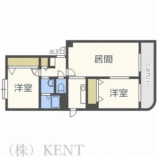 グランピア21【4階】の間取り