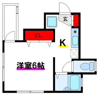 ラ・ベルメゾン【1階】の間取り