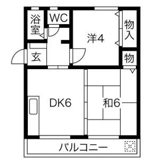 ソレーユ大和【2階】の間取り