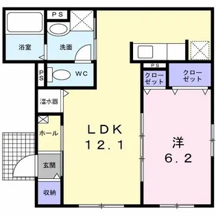 デーア・パラッツオ【1階】の間取り