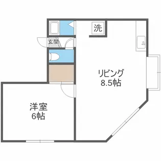 グレース北郷【2階】の間取り