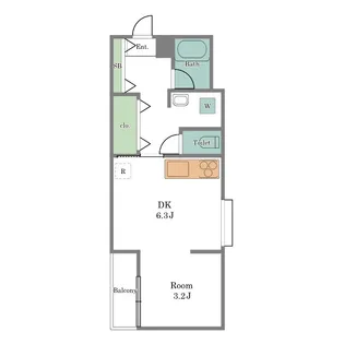 パークアベニュー【1階】の間取り