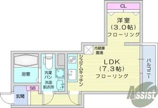 メリディアン多賀城新田【2階】の間取り