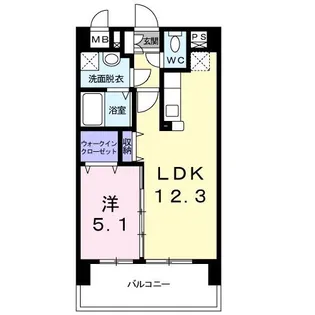アンジューVI【2階】の間取り