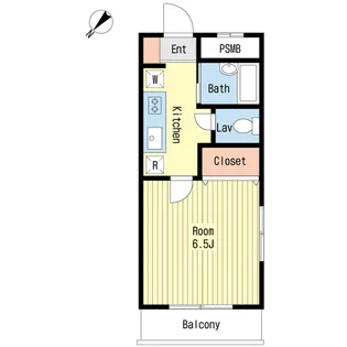 アクア・ヴォーチェ【4階】の間取り
