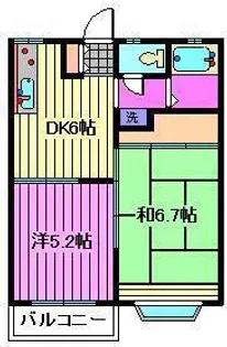 メゾンプルミエール【2階】の間取り
