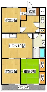 アルカディアIII【1階】の間取り
