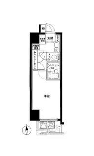 メインステージ西麻布【10階】の間取り