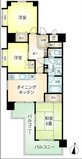 サニークレスト真鶴【4階】の間取り