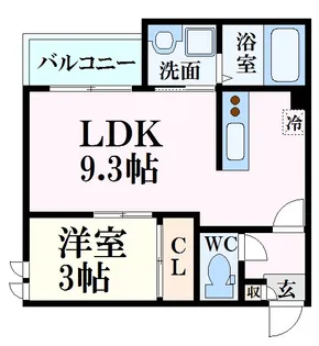 REGALEST MILAN【1階】の間取り