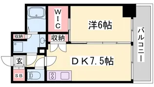 エステムコート神戸元町IIリザーヴ【4階】の間取り