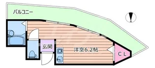 アルビヨン千里丘【3階】の間取り