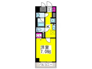サザンクレスト堺東【6階】の間取り