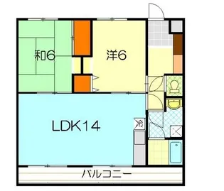DOマンションB【1階】の間取り
