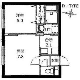 BLOOM N24【2階】の間取り