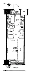 ルフレ赤羽サウス【2階】の間取り