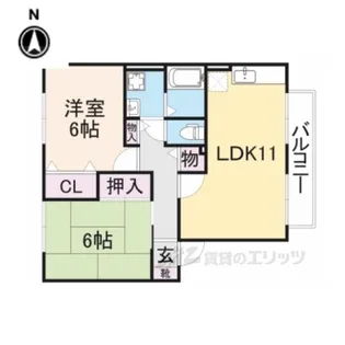 シャルマン・F【2階】の間取り