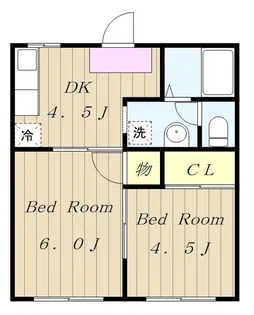 メゾン相生【1階】の間取り