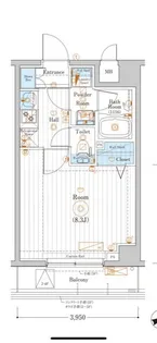 MAXIV新川崎DUE【4階】の間取り