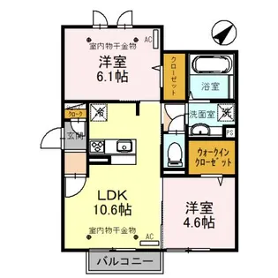 NICO2【2階】の間取り