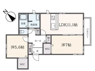 ステラプラスI【2階】の間取り