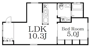 モンマルトル神楽坂【2階】の間取り