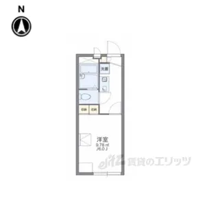 レオパレスドリーム田中21【2階】の間取り