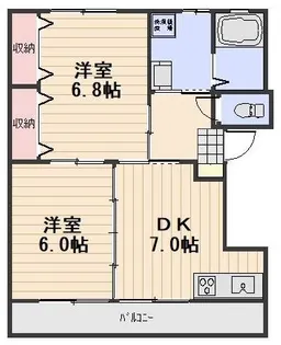 キャンバス早島【2階】の間取り