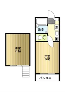 シリウス南浦和【2階】の間取り