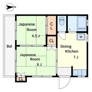 永岡荘【2階】の間取り