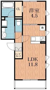 Hale Walea III【1階】の間取り