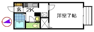 アプニールハイツ【2階】の間取り