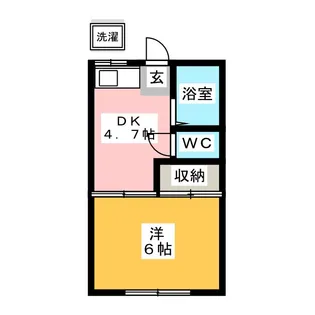 めじろハイツ【2階】の間取り