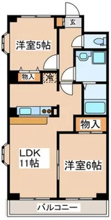 カーディナンス永山【1】【6階】の間取り