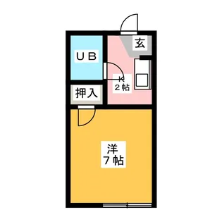 フォーブルヤマホンB棟【1階】の間取り